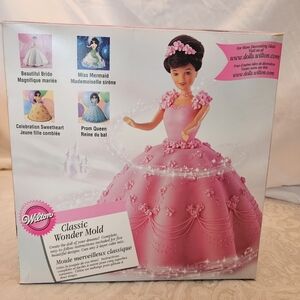 Vintage Wilton Wonder Mold Doll Cake Pan Set Original Box, Instructions Like New